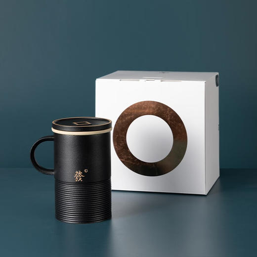 万仟堂 发财杯 办公杯 马克杯 情侣杯双色可选  商品图2