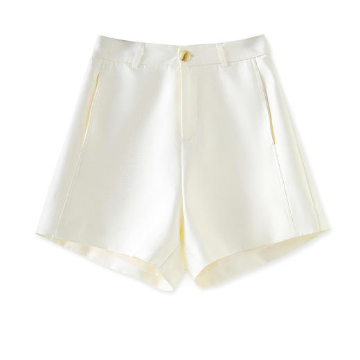 不挑人显瘦裤型遮肉，定纺光感丝毛短裤西装WLZD-2507703 商品图4