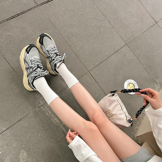 【*乐源头代工厂 SOFTTECH软弹里科技 抑菌透气】柔软舒适老爹鞋 商品图5