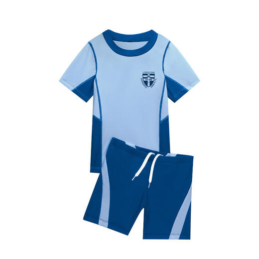 儿童泳衣男女孩新款中大童防晒泡温泉男女童分体游泳衣套装 商品图4