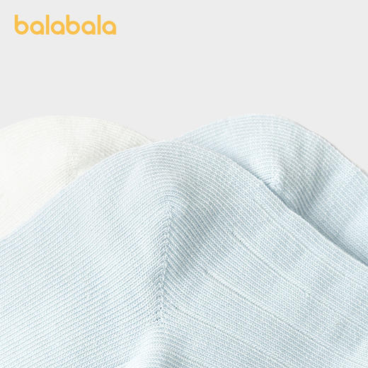 巴拉巴拉男童袜子秋新品儿童中筒袜不勒脚百搭两双装 商品图2