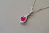 0.75ct刻面红宝石吊坠 商品缩略图2