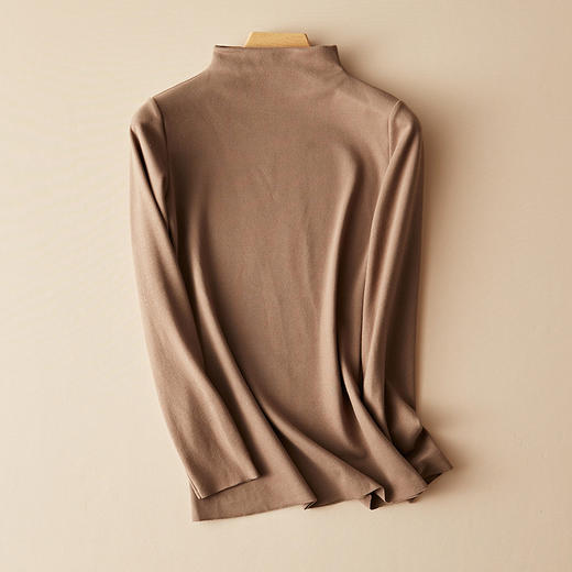 【YW】无忧购“”79元3件羊绒蚕丝中领打底衫PT-010（截单后7天发货) 商品图3