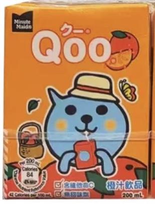 【港版】酷儿橙汁饮料200ml 商品图0