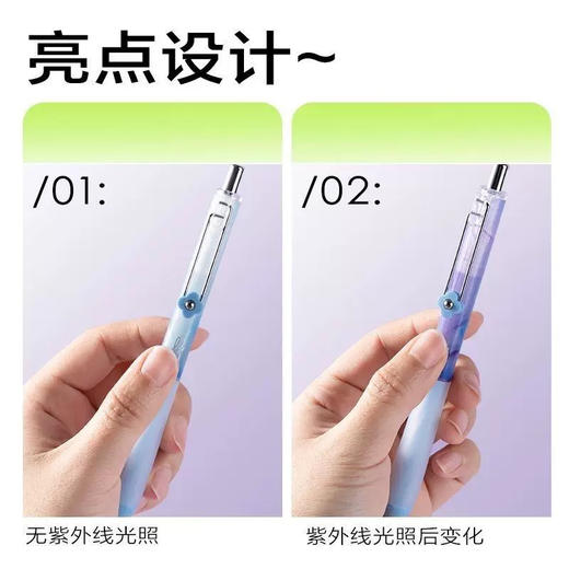 禾硕HS-033彩光奇梦按动中性笔 商品图4