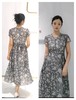 54L051时尚气质碎花款连衣裙 商品缩略图0