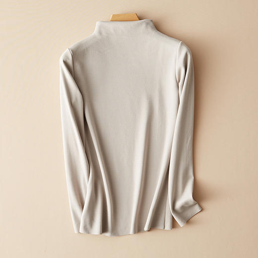 【YW】无忧购“”79元3件羊绒蚕丝中领打底衫PT-010（截单后7天发货) 商品图4