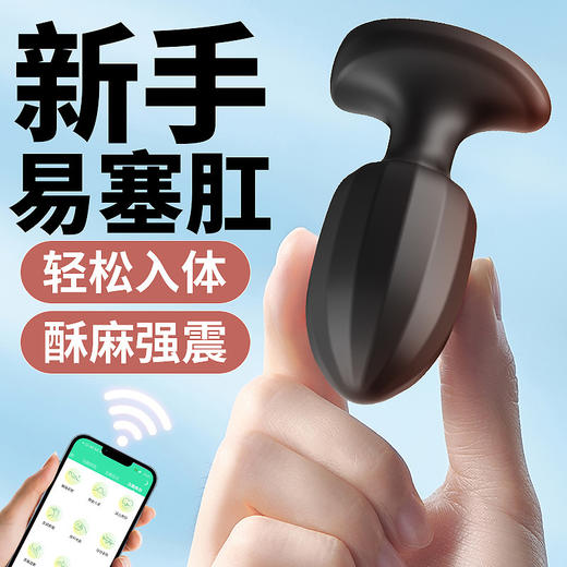 骑士1号APP远程肛塞后庭塞男女通用震动按摩器成人情趣性用品 商品图1