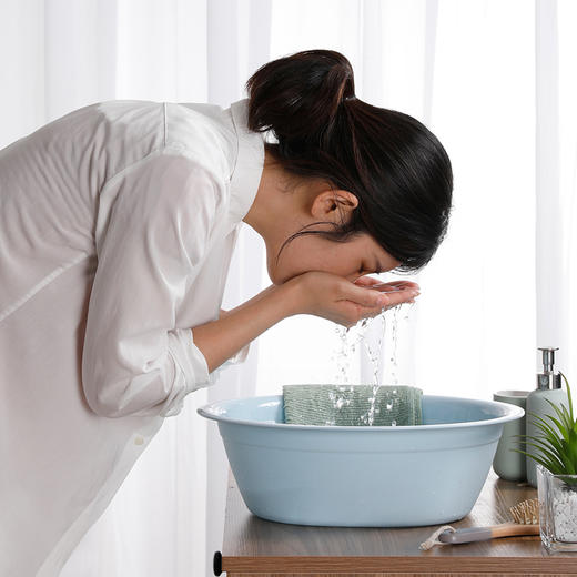 【批发】美丽雅简雅方圆脸盆颜色随机直径340mm 1件 商品图5