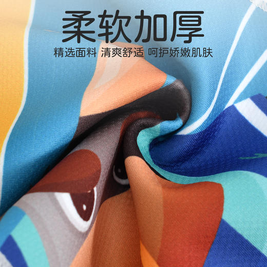 洁丽雅儿童运动毛巾双面印花冰感吸汗速干便携收纳柔软亲肤擦汗巾 商品图4