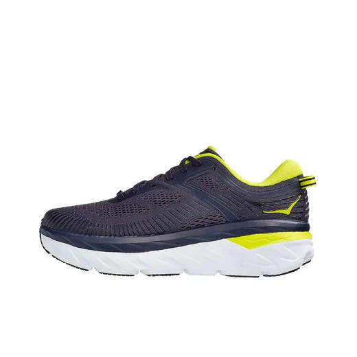 HOKA ONE ONE Bondi 7 舒适百搭 织物网布减震防滑耐磨透气轻便回弹 低帮跑步鞋 商品图7