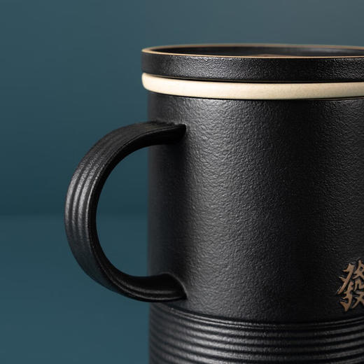 万仟堂 发财杯 办公杯 马克杯 情侣杯双色可选  商品图1