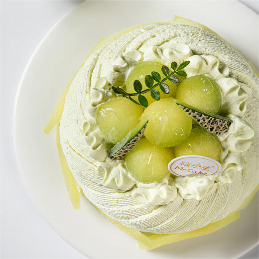 夏季新品上新-龙井蜜瓜纯动物奶油半糖蛋糕 商品图5