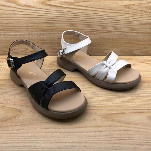 豪行2024年夏季新品时尚休闲真皮简约女凉妈妈鞋24215882 商品图3