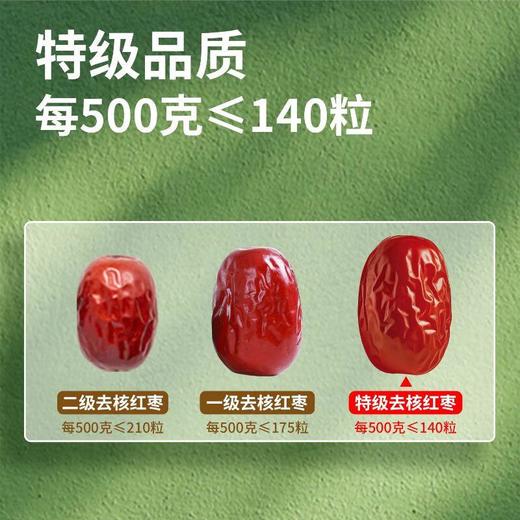 齐力有机免洗去核红枣 500g/袋 商品图3