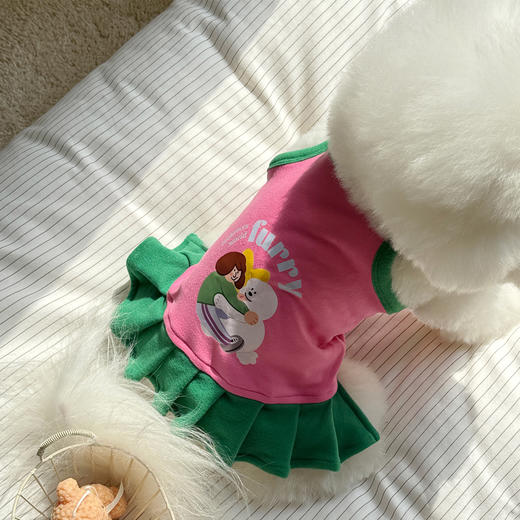 【毛孩子专属版型，不松不垮不臃肿】宠物猫咪狗狗衣服夏季薄款 泰迪比熊小型犬小猫春夏装 可爱吊带-QQ 商品图3