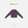 COCO ZONE 刘一一 “酱紫卫衣”连帽拉链纯色简约外套 CD2A1482 商品缩略图1