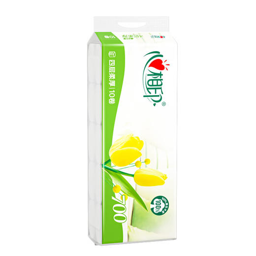 6LR1710（提装）优选郁金香系列70克10粒装四层无芯卫生纸*6提 商品图2