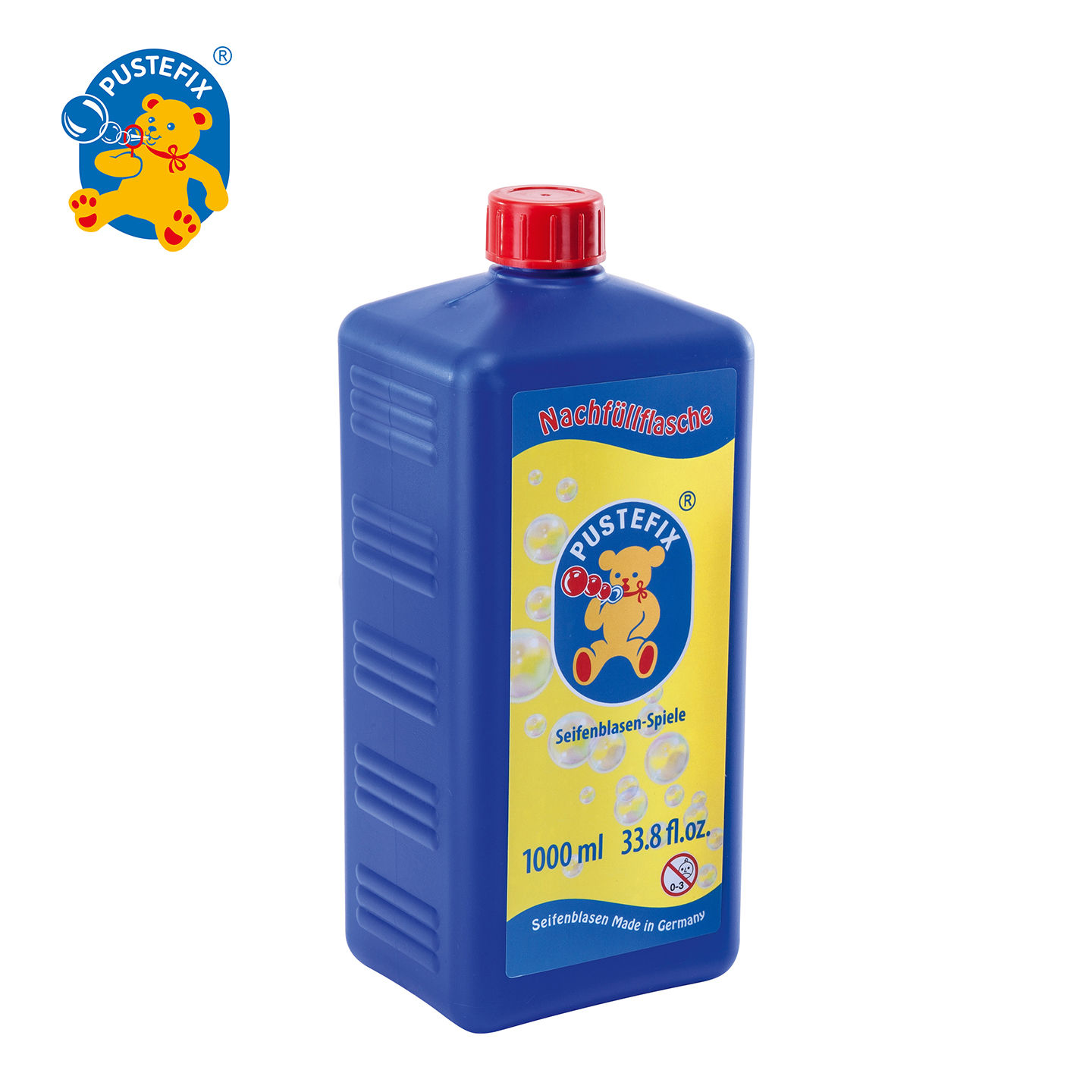 PUSTEFIX泡特飞 泡泡补充液（1000ml） 泡泡玩具 适用年龄3岁+ 安全无毒 不刺激 德国原装 869-725