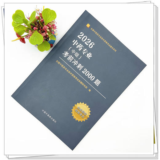 2026年中药专业（中级）考前冲刺2000题 全国中医药专业技术资格考试命题研究组编写 职称考试习题集书籍 中国中医药出版社  商品图3