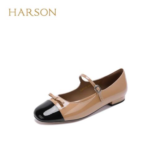 2楼哈森HL2571113牛皮革HARSON女鞋（新百购） 商品图0