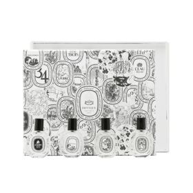 【送礼袋】蒂普提克Q版香水礼盒10ml*4支 （檀道/杜桑/无花果/水中影）