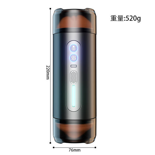 久爱双头电动飞机杯自动震动发音双洞男用自慰性玩具成人性用品 商品图4