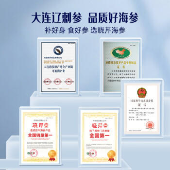晓芹 大连干海参 400g 101-120只 辽刺参 海参干货礼盒 /粮油调味 /南北干货 /干海参 商品图3