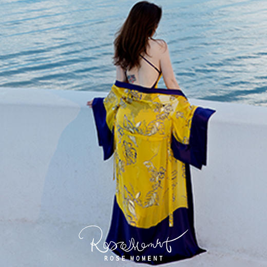 烂花绡轻盈微透重典雅中款真丝睡袍 P241115 商品图0