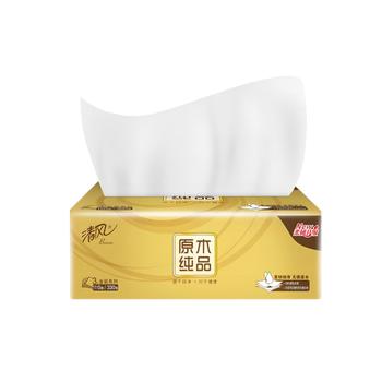 清风金装抽纸 3层 110抽一提四包4提装 AR41SWQ /家庭清洁/纸品 /清洁纸品 /抽纸 商品图1