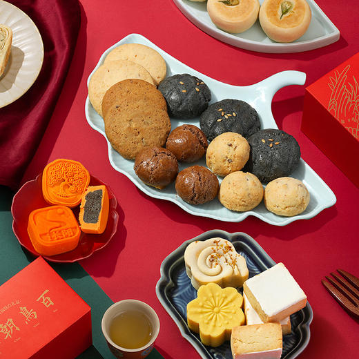 河北省邯郸市魏县雅觅 百鸟朝凤什锦糕点综合礼盒910g/盒 商品图2