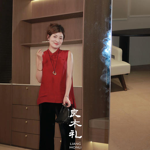 【预售7天】良木礼桑蚕丝马甲（3661） 商品图3