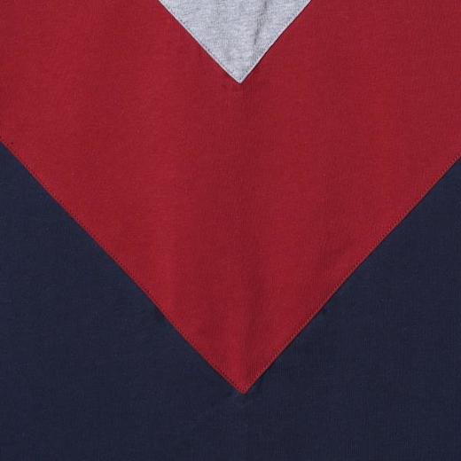 T4161夏季高级感新款男士简约撞色半拉链短袖T恤商务百搭圆领宽松上衣 商品图3