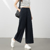 「自」全新升级【铂金会员220/天猫289/差价69】(75957)洛诗琳设计感窄版阔腿裤2025夏季新款宽松显瘦百搭直筒裤女75957 商品缩略图2