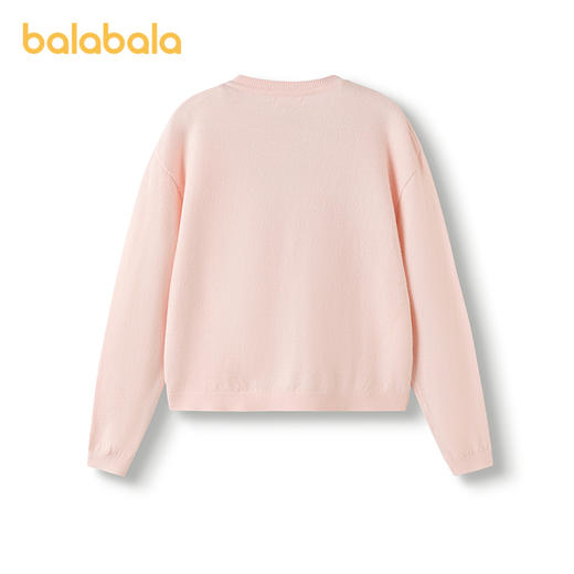 【商场同款】巴拉巴拉童装儿童开衫女童2025秋季新款毛衣提花毛衫 商品图2