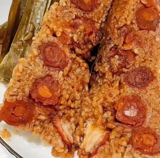 【节日错峰福利团】💰5只开团39.9抢❗山姆同款七龙戏珠大肉粽 chao级大一只 嘉兴老字号出品 1个粽子7颗蛋黄 简包装足足3斤重 咸鲜糯香润在口基地直邮 商品图0