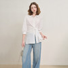 通勤气质白衬衫女夏季设计感系带收腰百搭显瘦衬衣上衣V2551113 商品缩略图1
