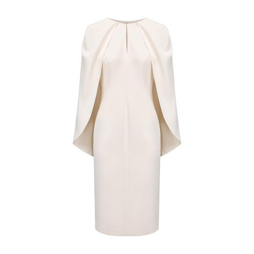 【维纳斯诞生】斗篷拼接设计修身连衣裙 商品图4