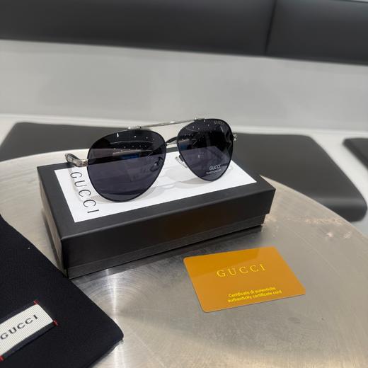 新款古奇太阳镜，高端大气，飞行员墨镜 商品图3