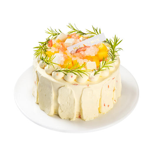 【老客户专享价】夏季新品上新-杨枝甘露纯动物奶油半糖蛋糕 商品图5