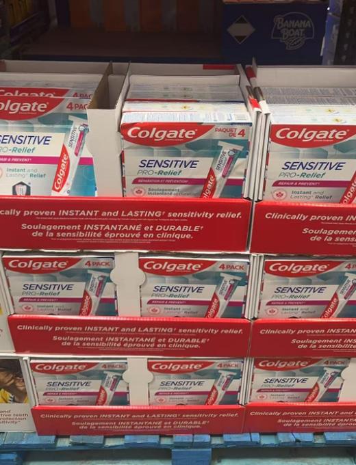 Colgate高露洁防龋牙膏修复预防敏感4*120ml 温哥华直邮 商品图1