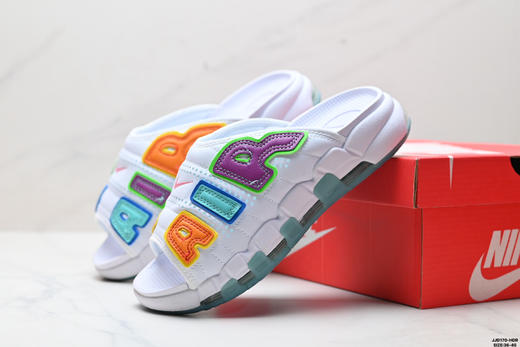 耐克NIKE AIR MORE UPTEMPO SLIDE皮蓬一字运动拖鞋FN3437-161男女鞋 商品图4