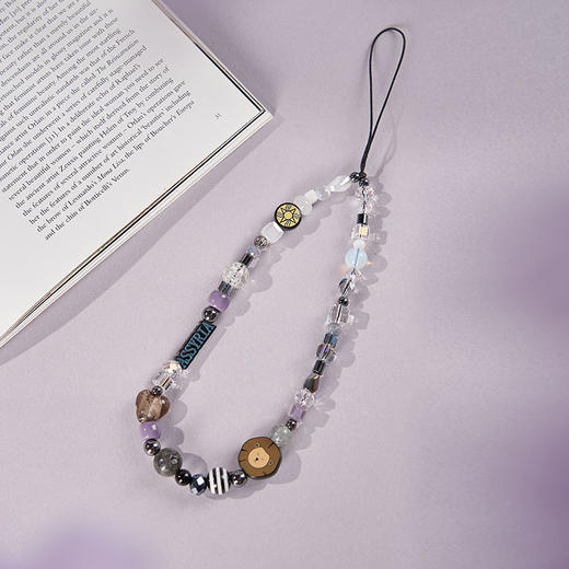 大英博物馆X苏州博物馆亚述系列萌狮手机链-黑银款 商品图3