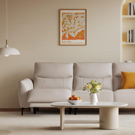 顾家家居整装 现代舒适 皮/布功能沙发 KZ.9060(B)春栖 商品图2