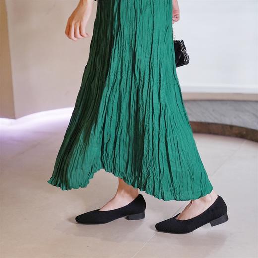 REREJOY 法式方头方跟飞织王妃鞋 商品图3