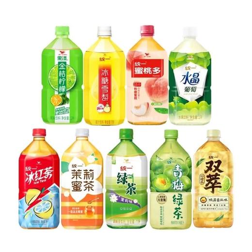统一 红茶绿茶冰糖雪梨1L系列 口味随机 1瓶 商品图1