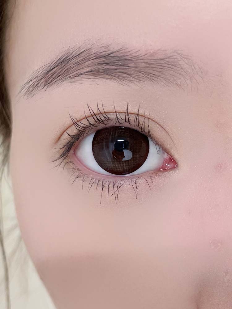 mimipark 日抛 泡芙花庭园 直径14.5mm 着色14.5mm （十片装）