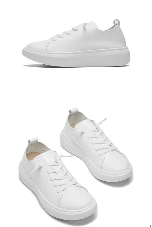 ❤️一周左右发货【重磅回归】大码定制养生小白鞋，百位花粉认证，超好穿！👍超轻踩屎感，时尚百搭小白鞋休闲鞋耐磨防滑带按摩，附赠鞋带一双，25年升级版内侧有透气孔 商品图7