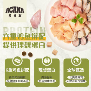 愛肯拿（ACANA）猫粮 牧场盛宴成猫幼猫粮 高蛋白无谷进口鸡肉粮1.8kg效期27/1 商品图0