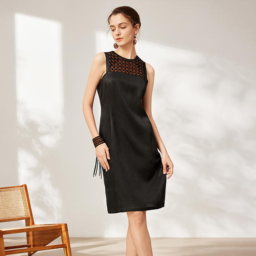 TANGY Collection天意2025秋季新品商场同款女背心连衣裙L253804 商品图3